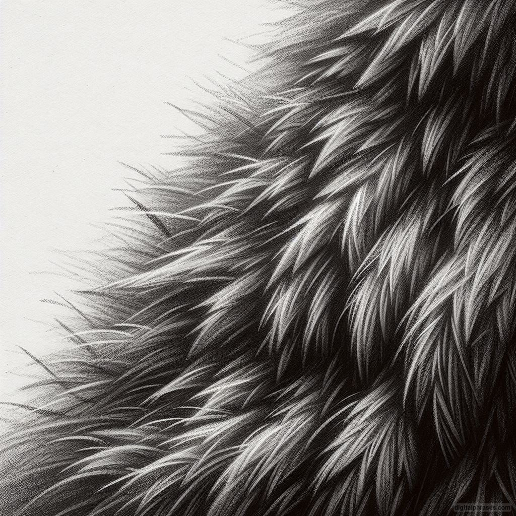 21 Bear Fur Texture Drawings