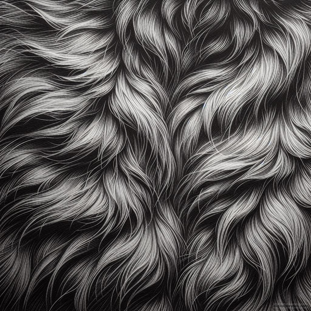 21 Bear Fur Texture Drawings