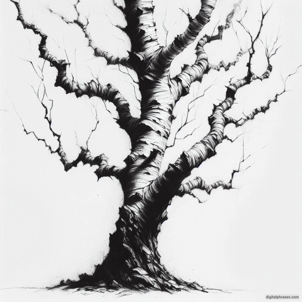 48 Tree Texture Drawings