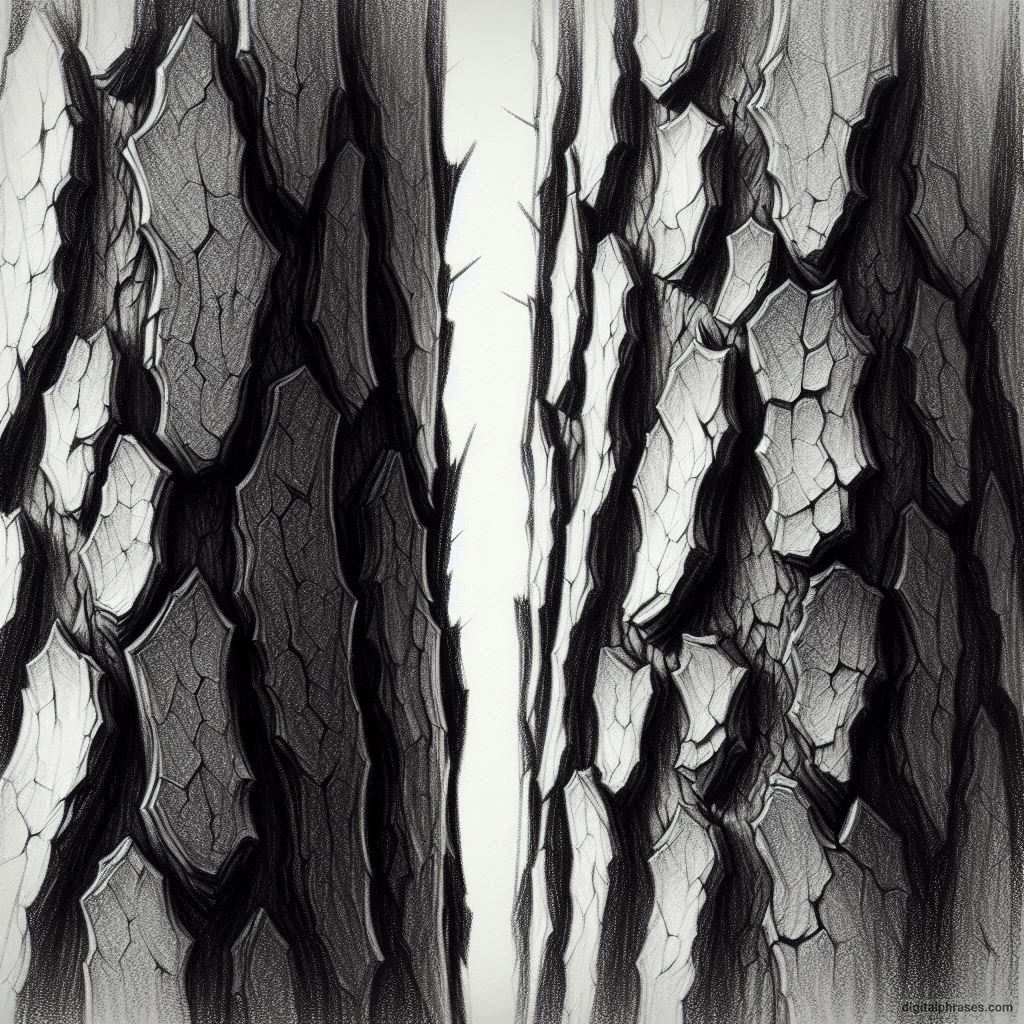 48 Tree Texture Drawings