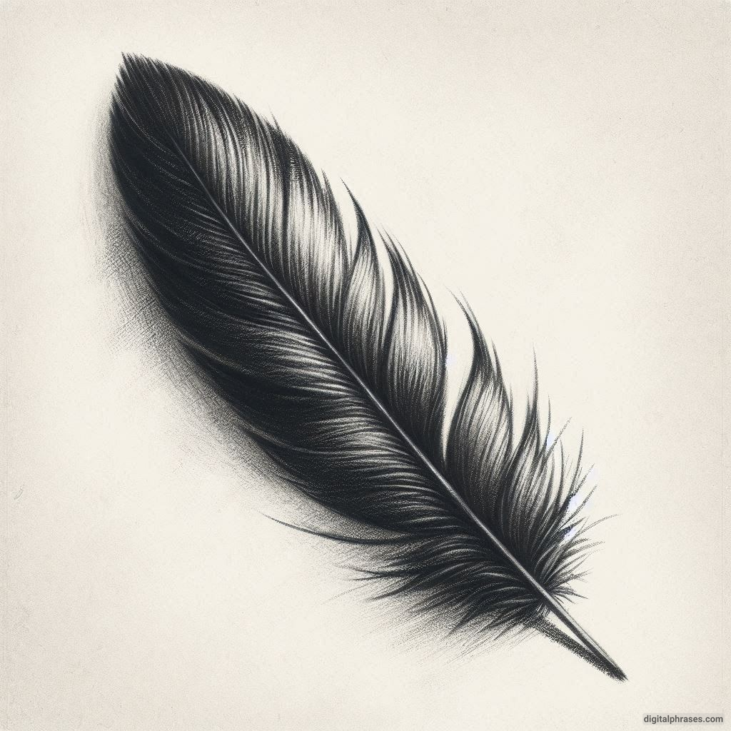 48 Feather Texture Drawing Ideas