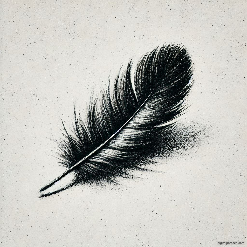 48 Feather Texture Drawing Ideas