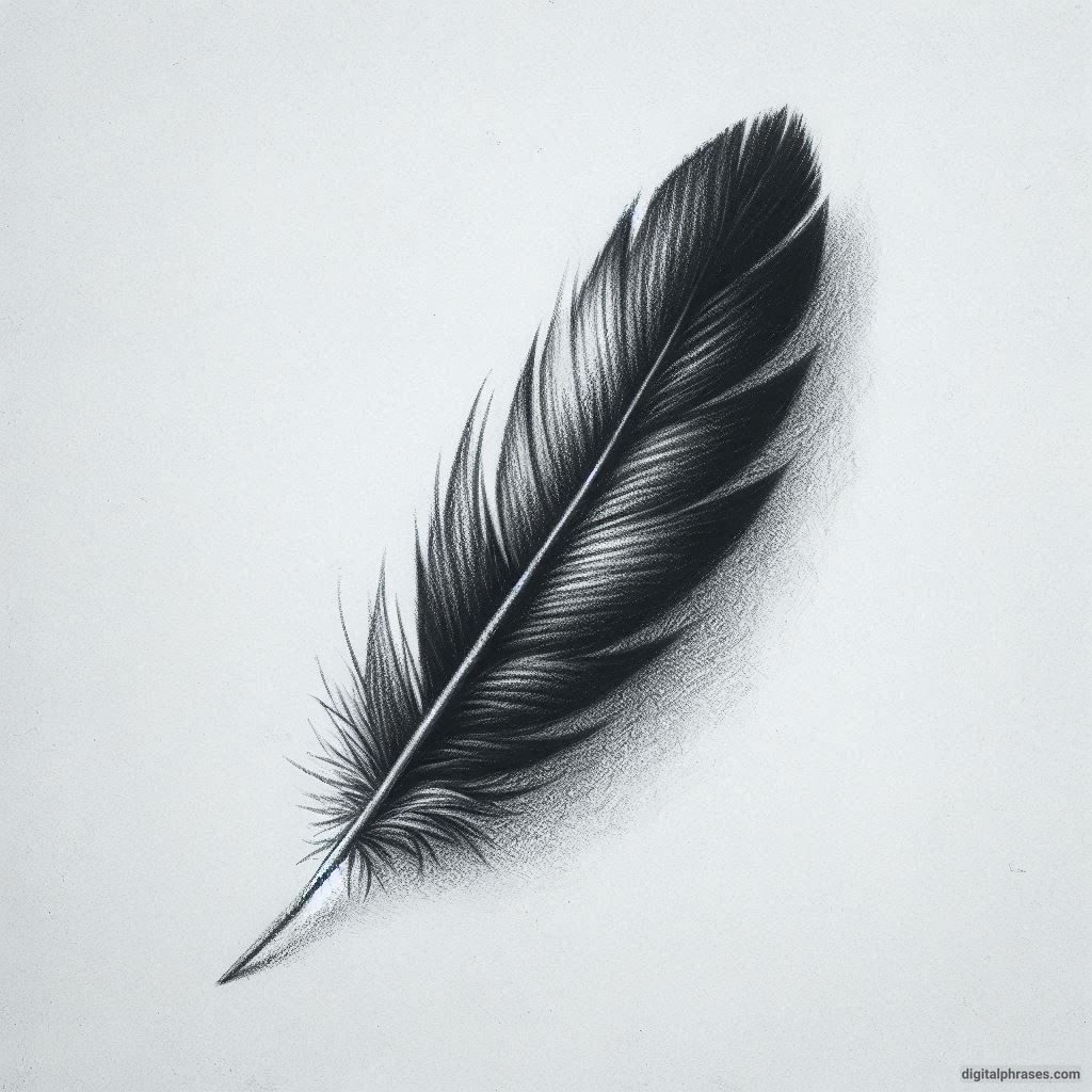 48 Feather Texture Drawing Ideas