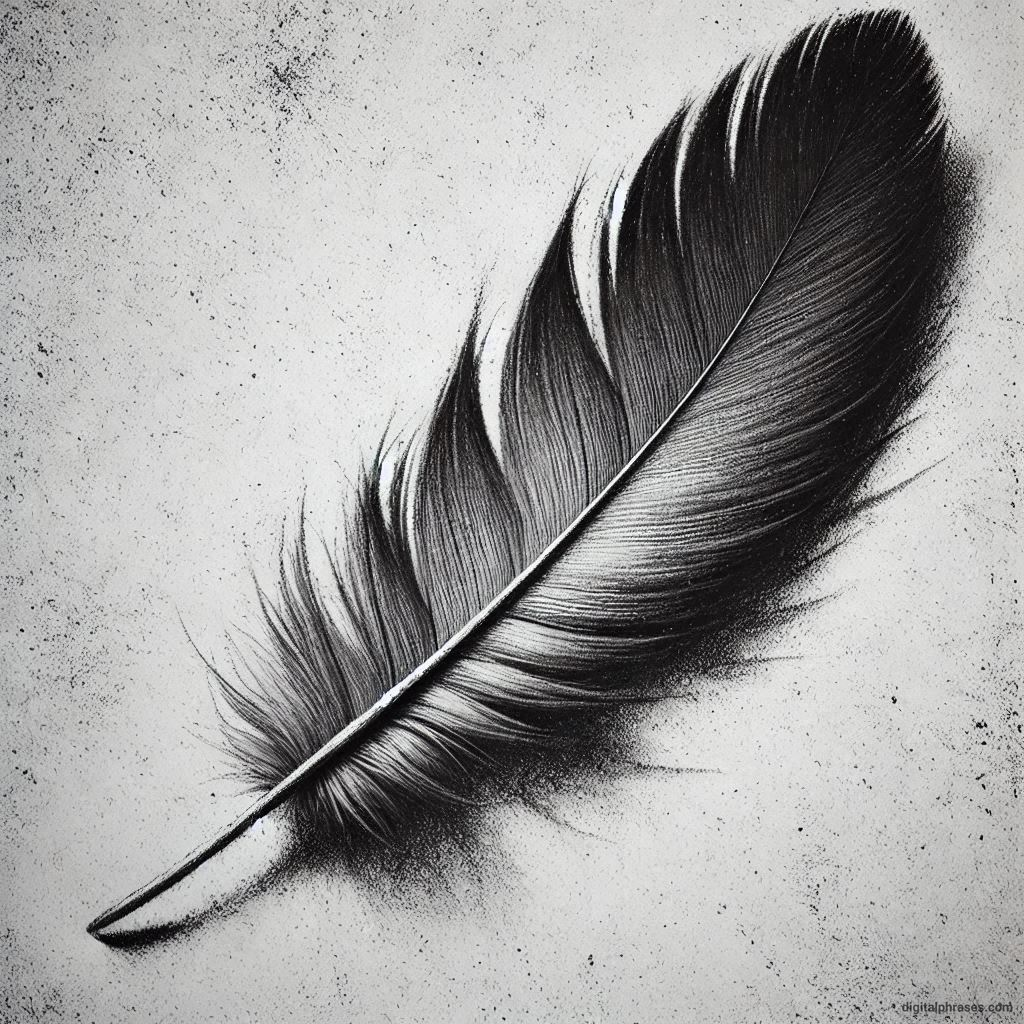 48 Feather Texture Drawing Ideas