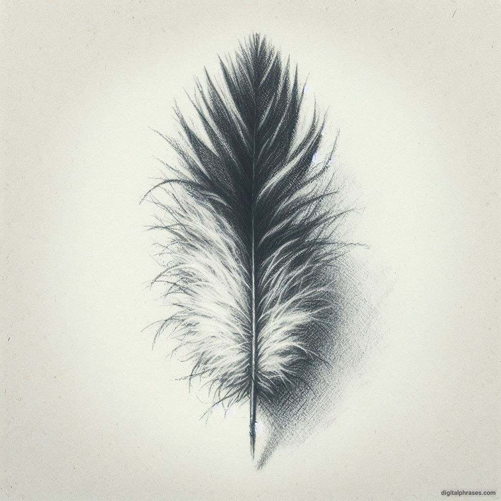 48 Feather Texture Drawing Ideas