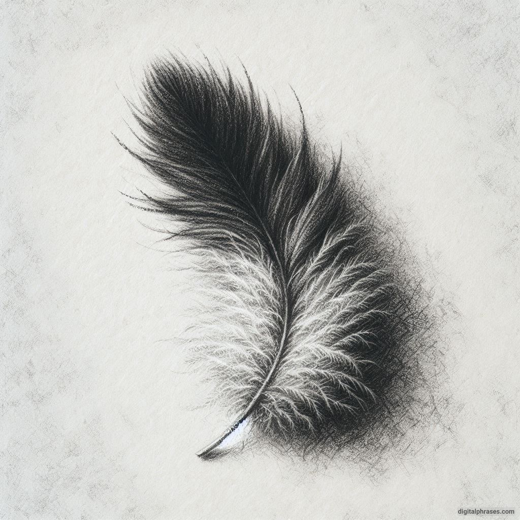 48 Feather Texture Drawing Ideas