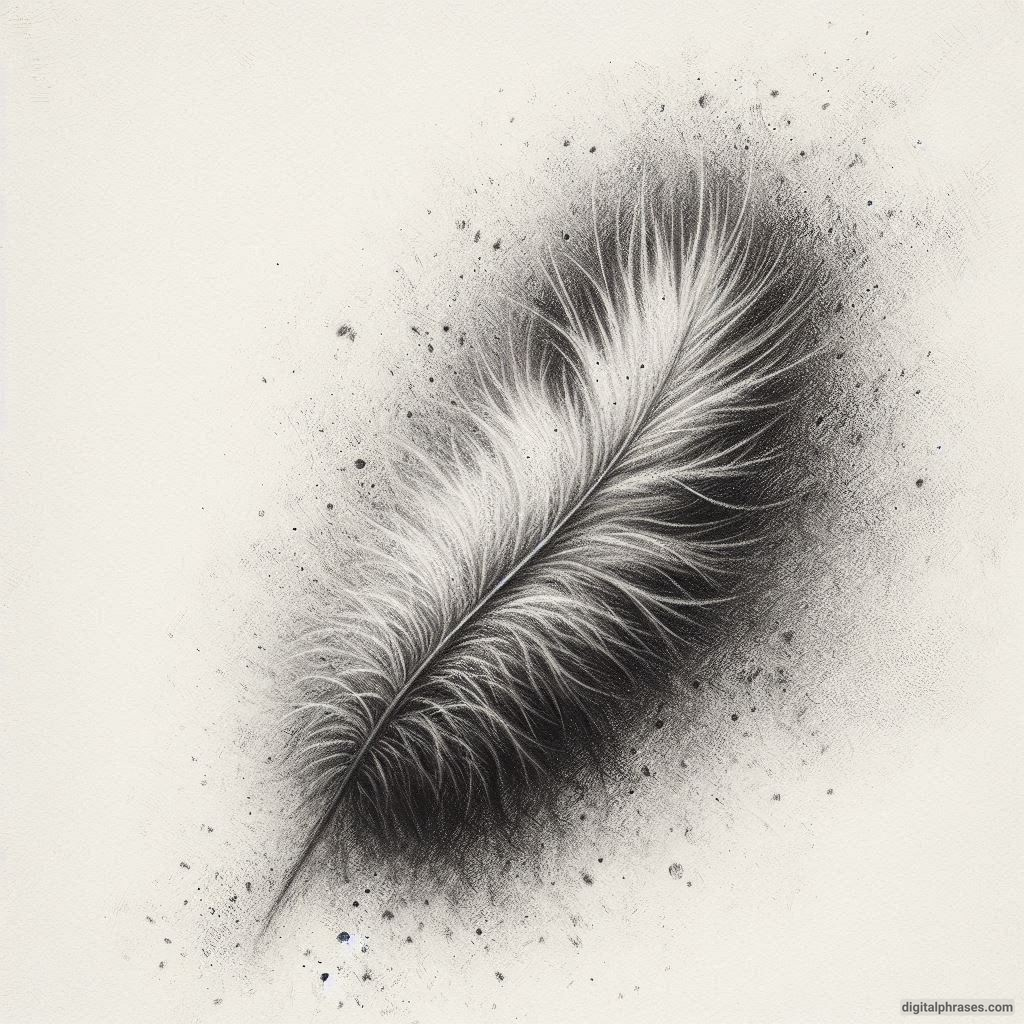 48 Feather Texture Drawing Ideas