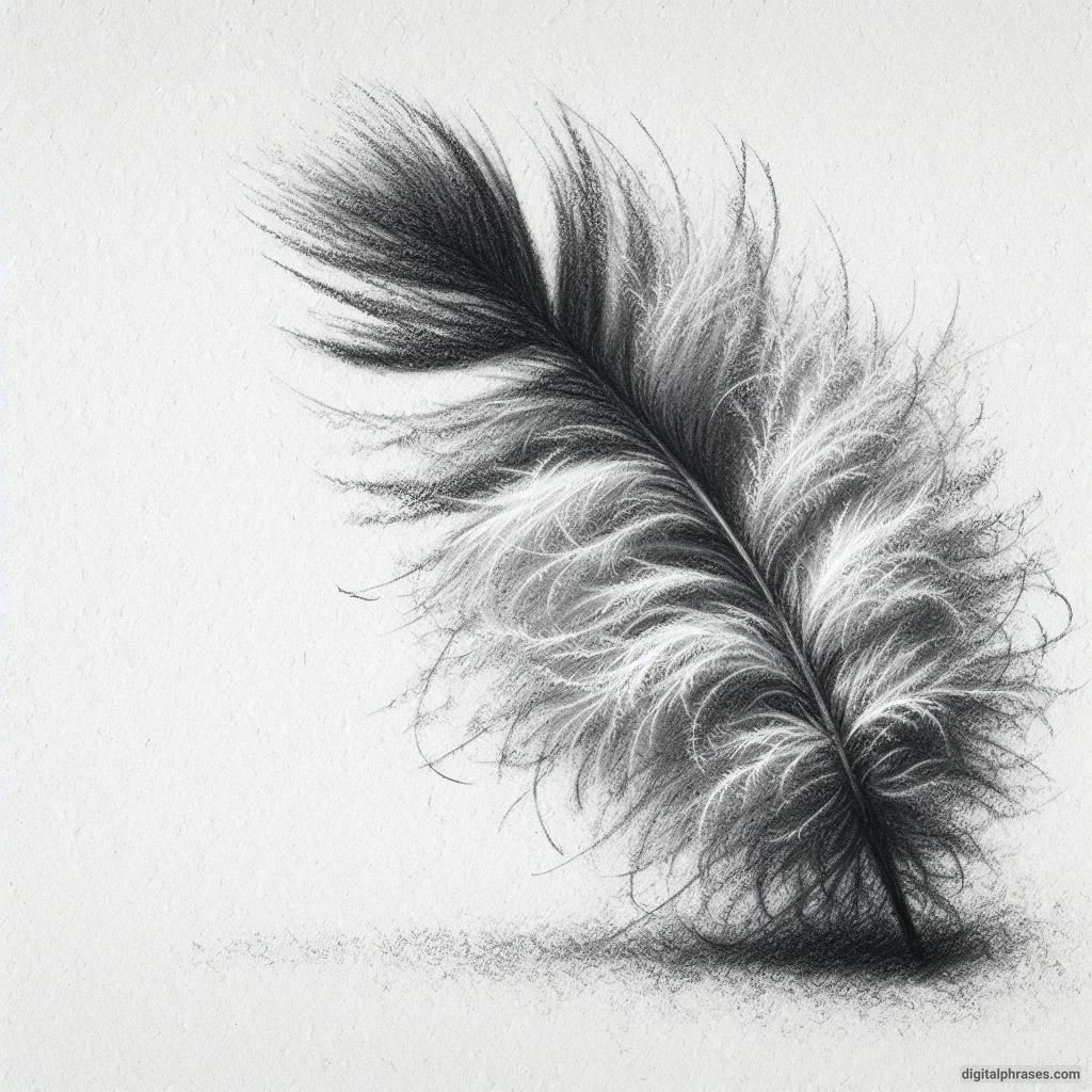 48 Feather Texture Drawing Ideas