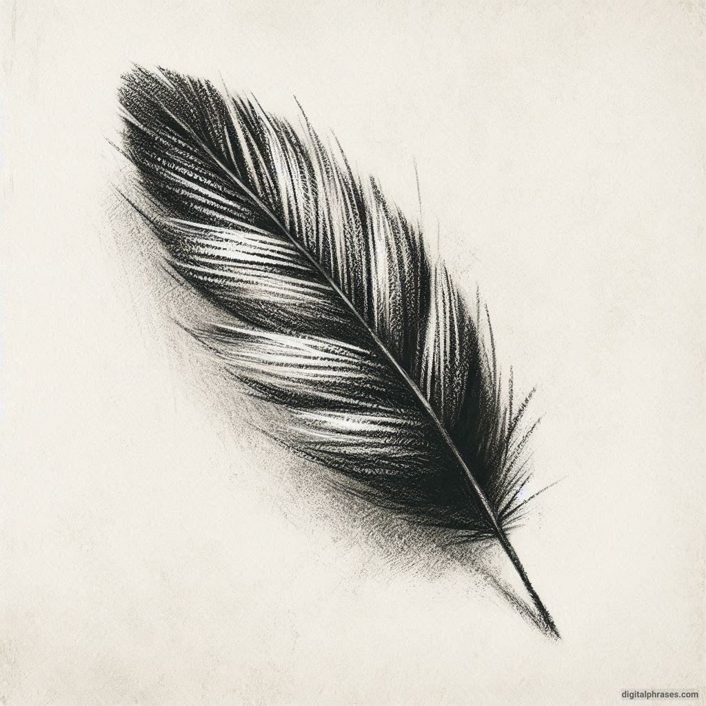 48 Feather Texture Drawing Ideas