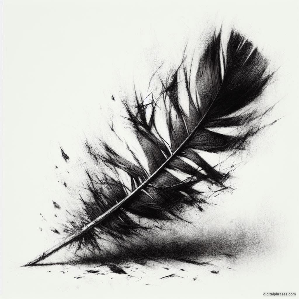 48 Feather Texture Drawing Ideas