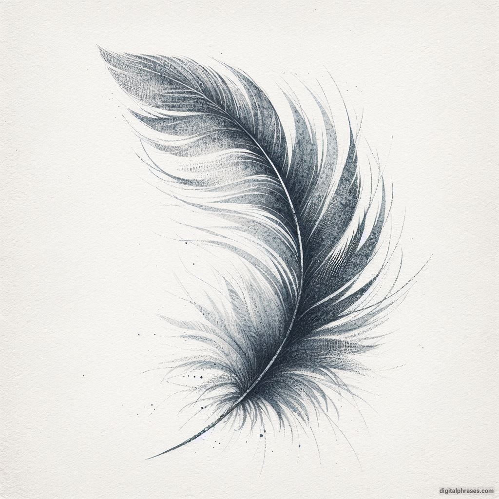 48 Feather Texture Drawing Ideas