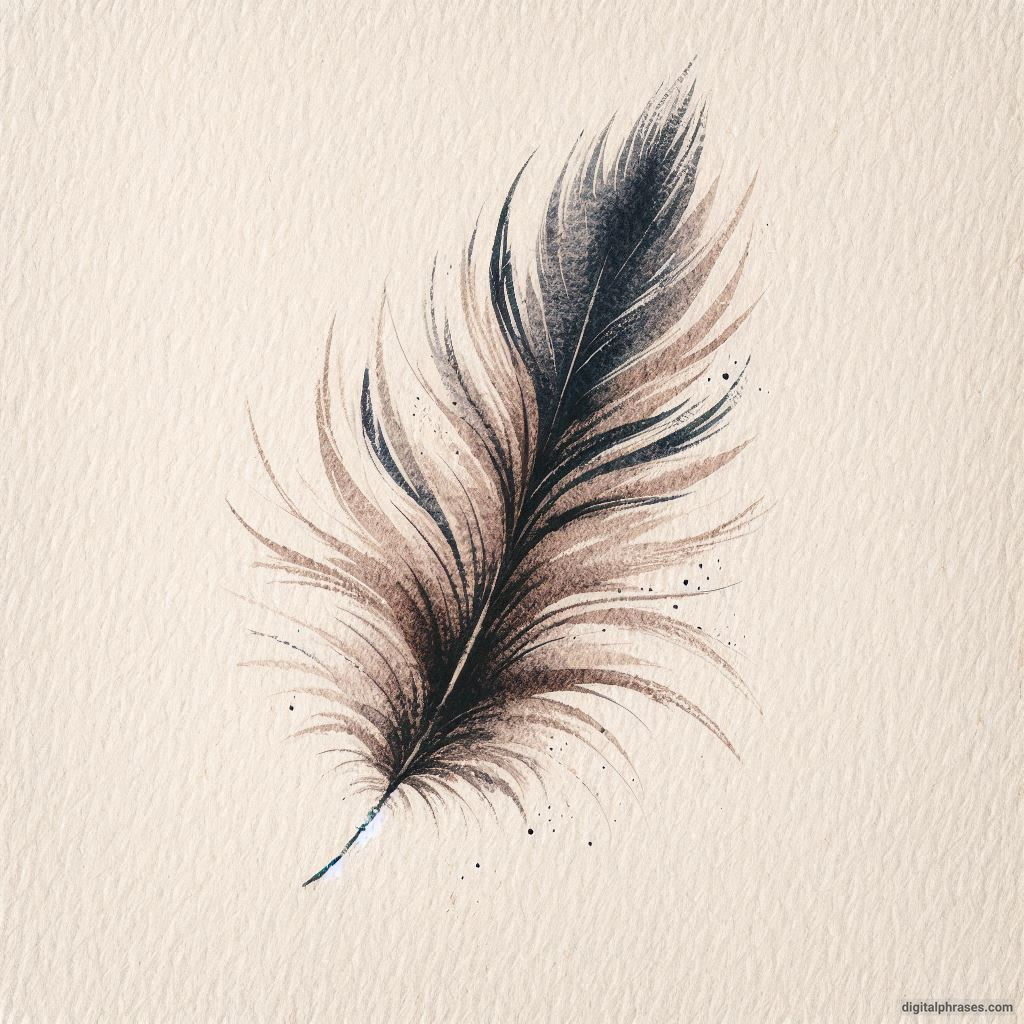 48 Feather Texture Drawing Ideas