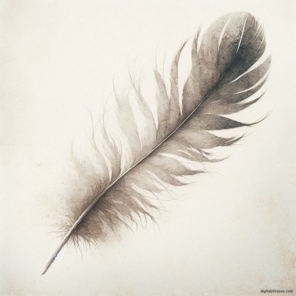 48 Feather Texture Drawing Ideas