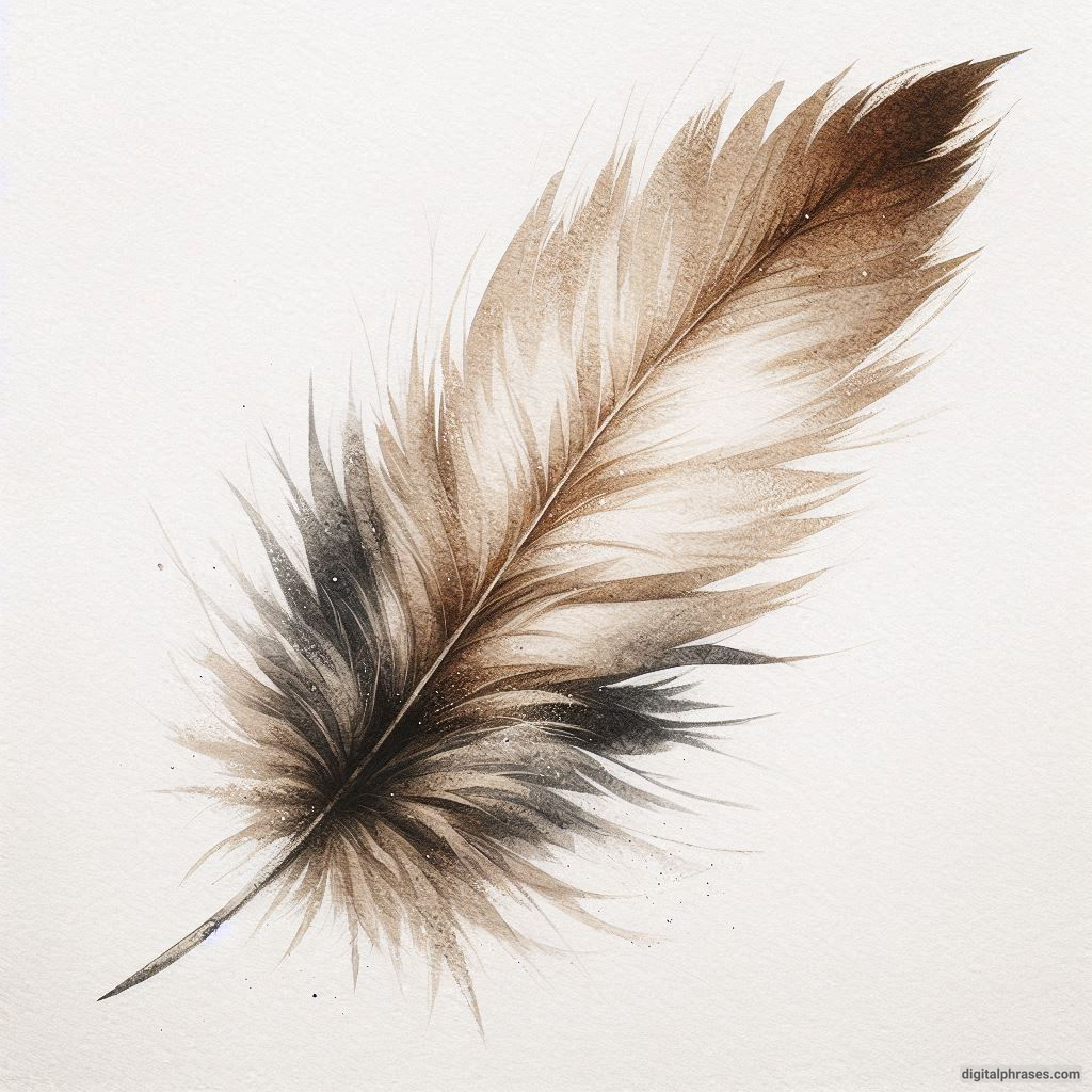 48 Feather Texture Drawing Ideas