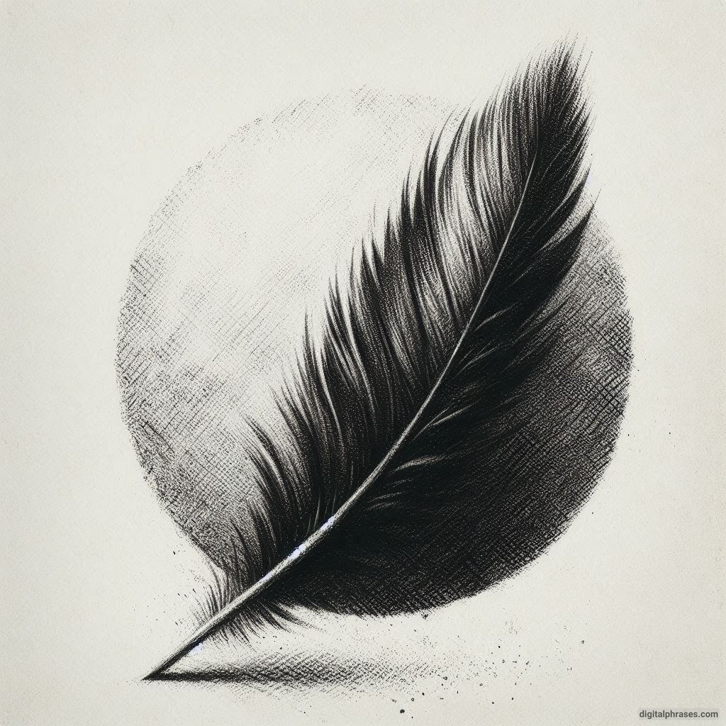 48 Feather Texture Drawing Ideas