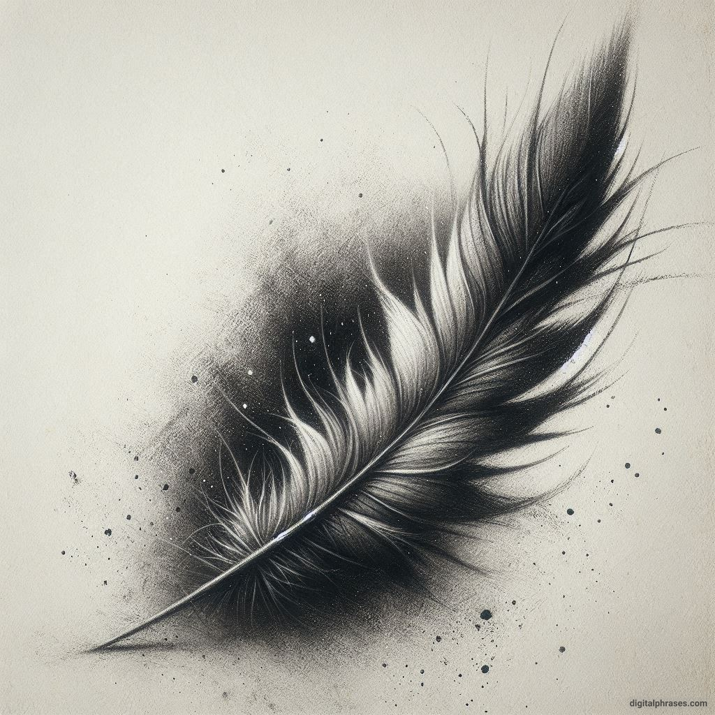 48 Feather Texture Drawing Ideas