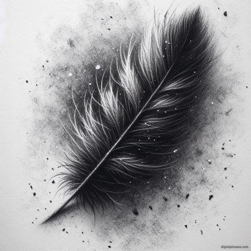 48 Feather Texture Drawing Ideas