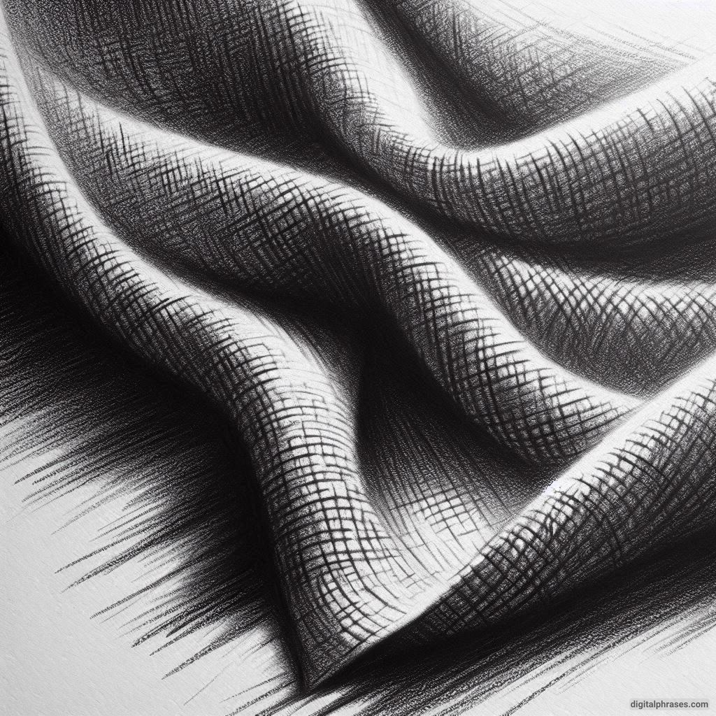 30 Fabric Texture Drawing Ideas