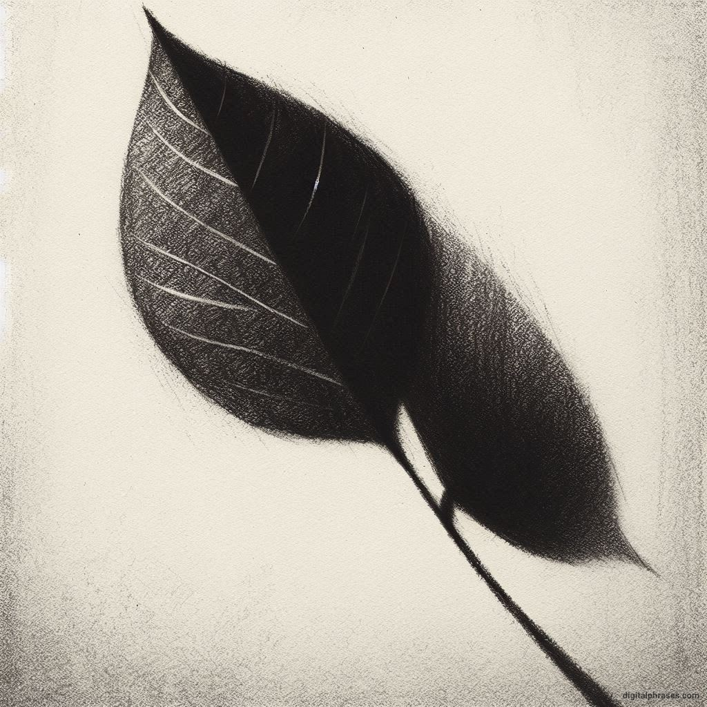 60 Leaf Texture Drawing Ideas