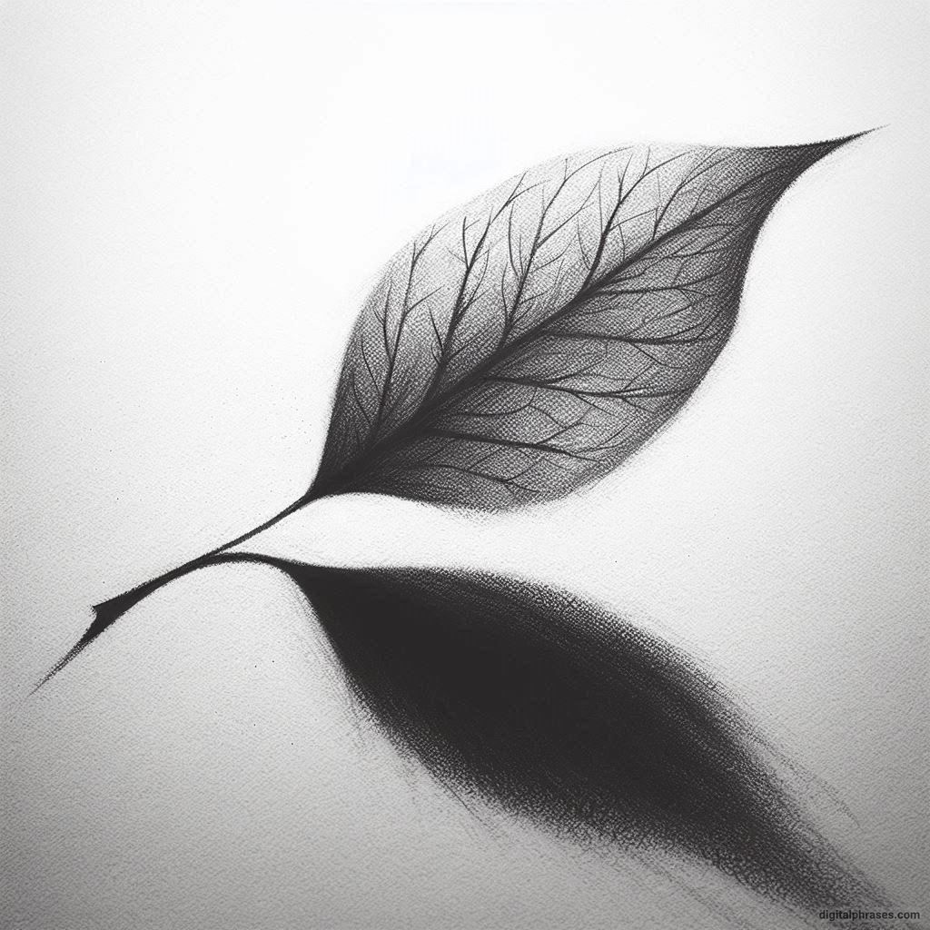 60 Leaf Texture Drawing Ideas