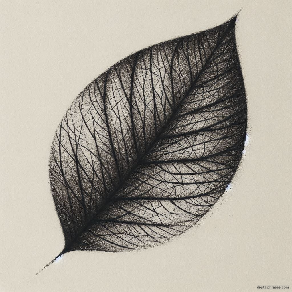 60 Leaf Texture Drawing Ideas