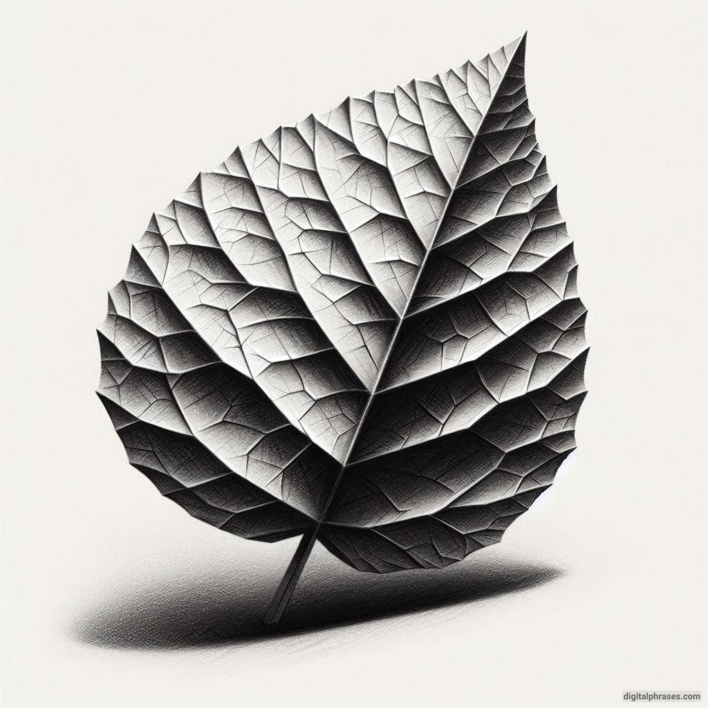 60 Leaf Texture Drawing Ideas