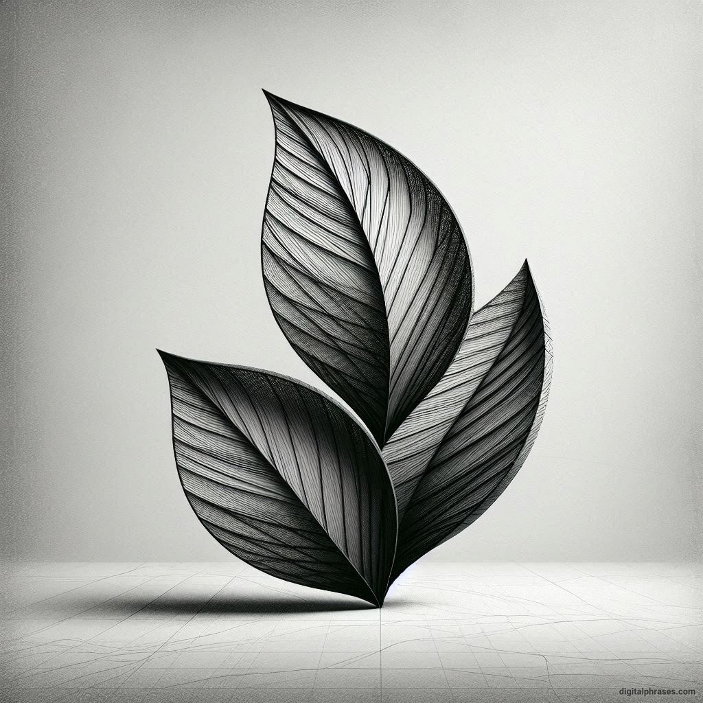 60 Leaf Texture Drawing Ideas