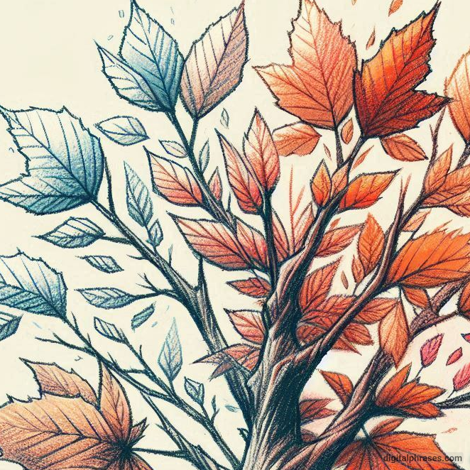 60 Leaf Texture Drawing Ideas