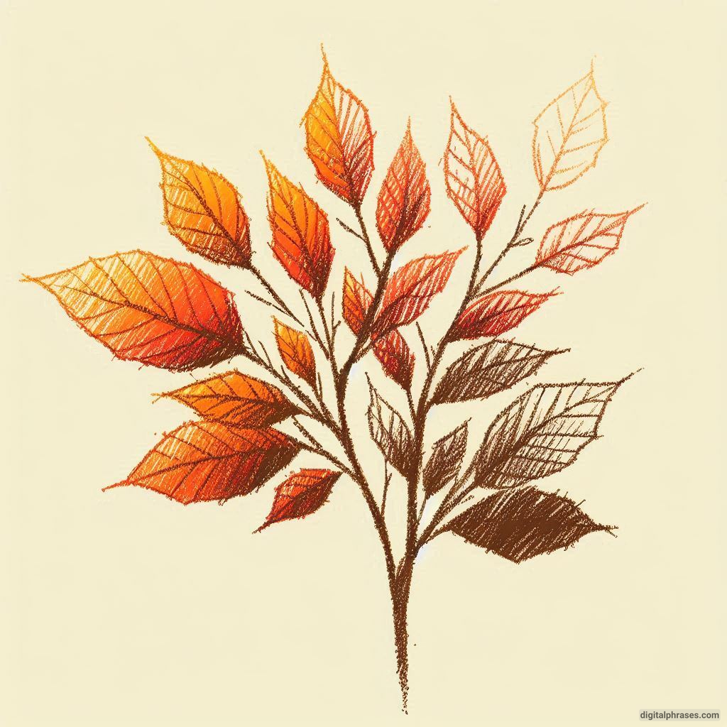 60 Leaf Texture Drawing Ideas