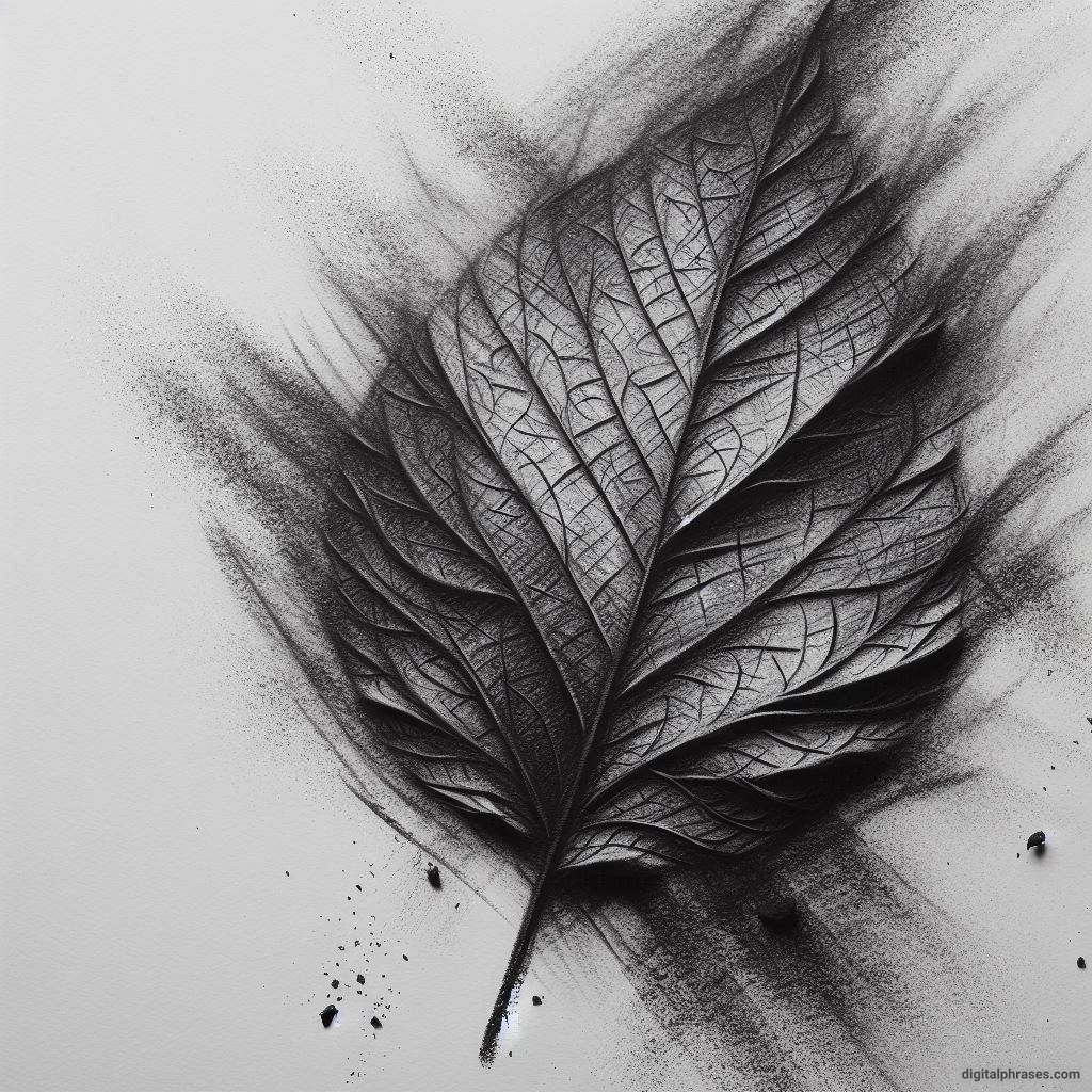 60 Leaf Texture Drawing Ideas