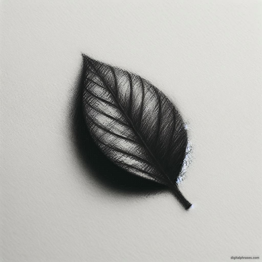 60 Leaf Texture Drawing Ideas