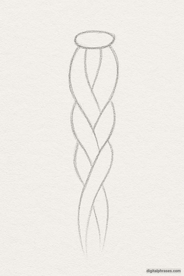 How To Draw a Braid How To Draw a Braid