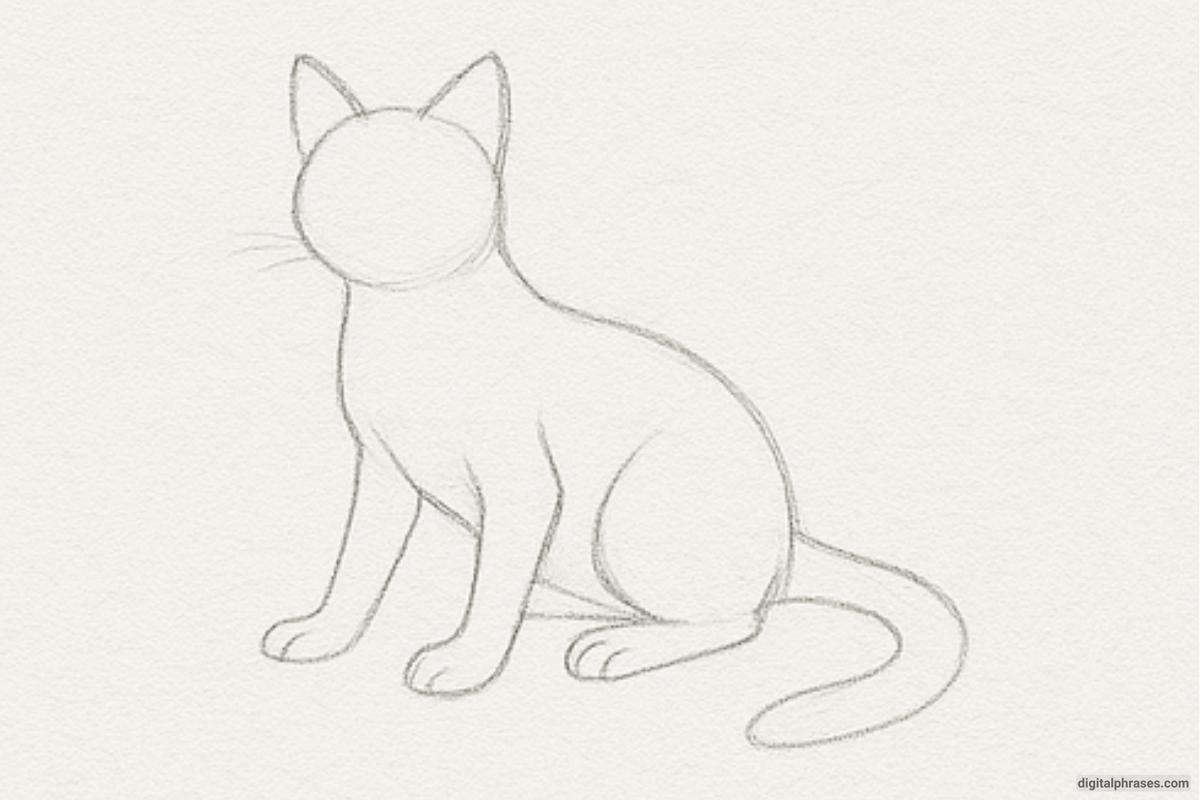 How To Draw a Cat How To Draw a Cat