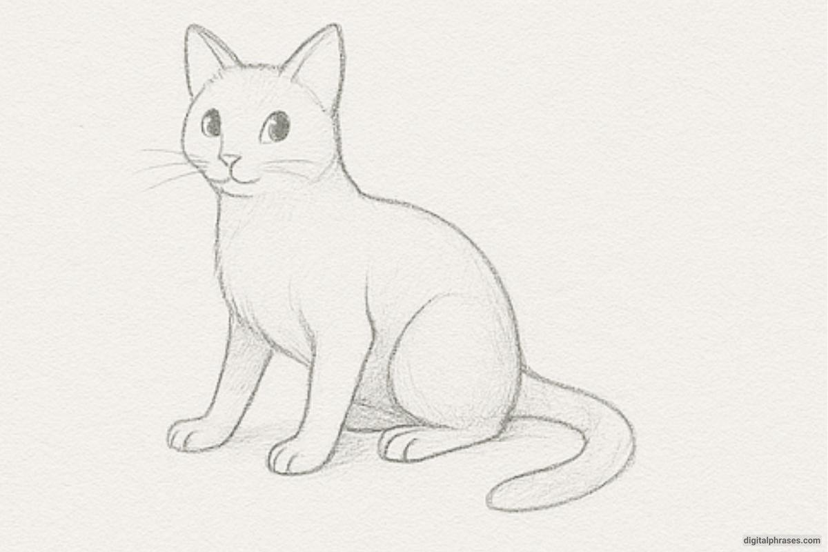 How To Draw a Cat How To Draw a Cat