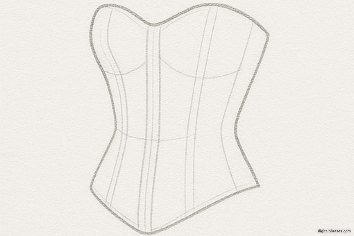 How To Draw a Corset How To Draw a Corset