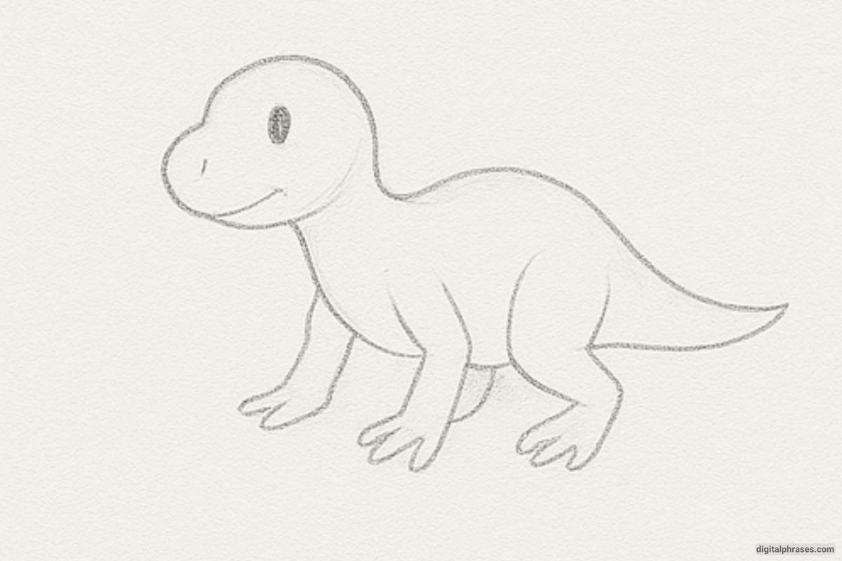 How To Draw a Dinosaur How To Draw a Dinosaur