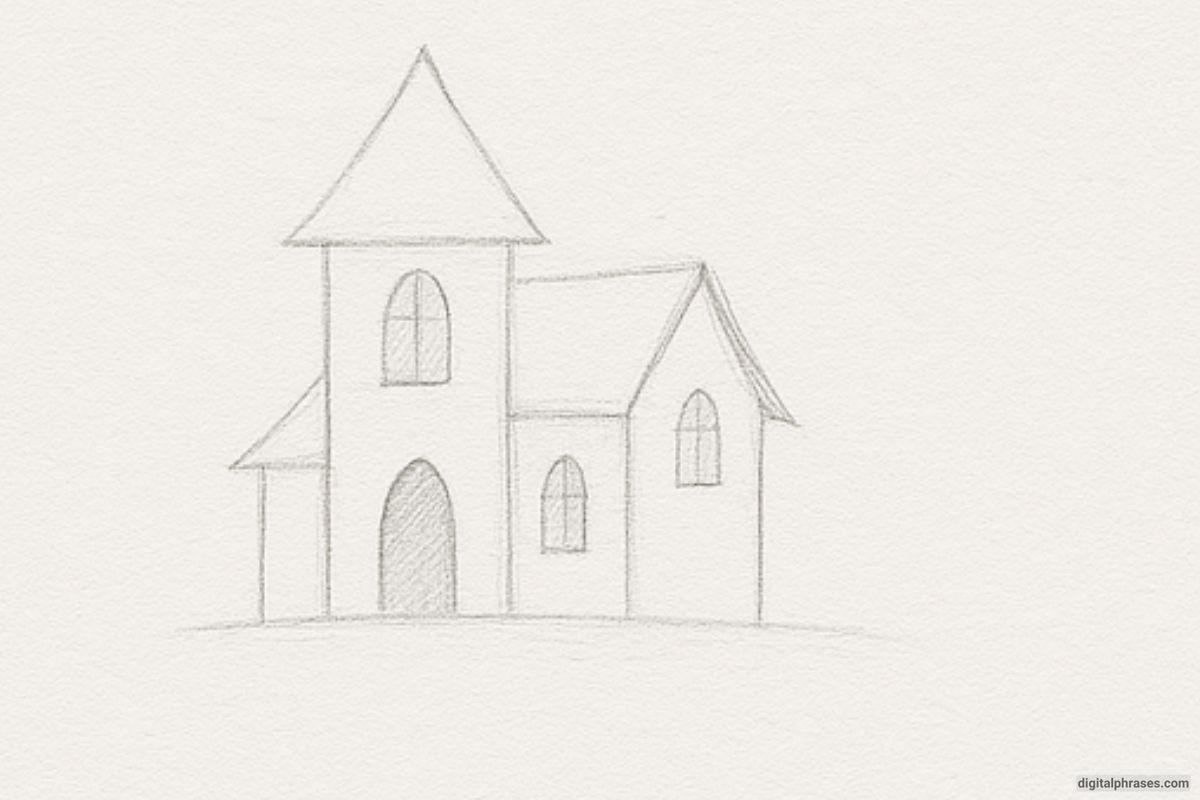 How To Draw a Haunted House How To Draw a Haunted House