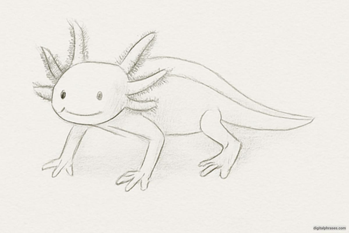 How To Draw an Axolotl How To Draw an Axolotl