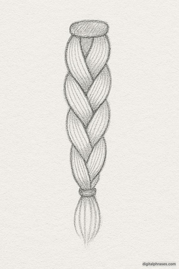 How To Draw a Braid How To Draw a Braid