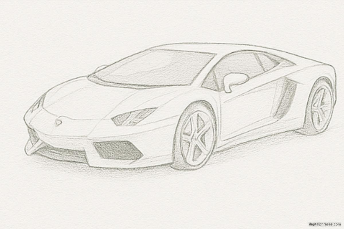 How To Draw a Lamborghini Aventador How To Draw a Lamborghini Aventador