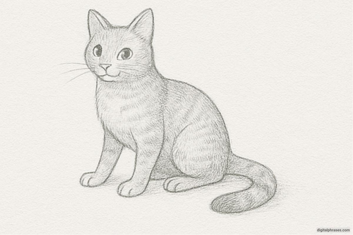 How To Draw a Cat How To Draw a Cat