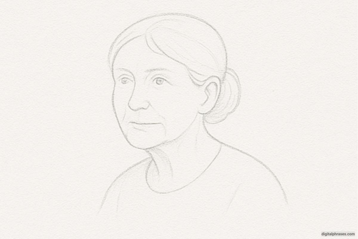 How to Draw an Old Lady How to Draw an Old Lady