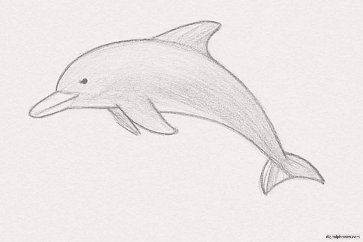 How To Draw a Dolphin How To Draw a Dolphin