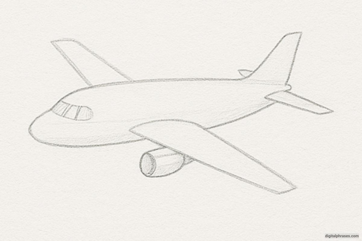 How To Draw an Airplane How To Draw an Airplane
