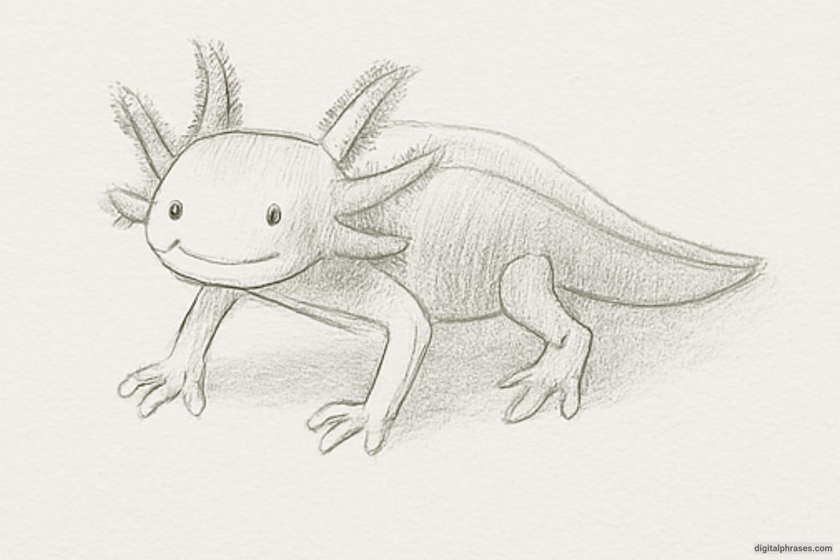 How To Draw an Axolotl How To Draw an Axolotl