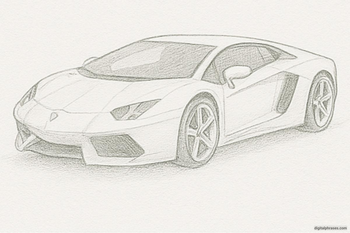 How To Draw a Lamborghini Aventador How To Draw a Lamborghini Aventador