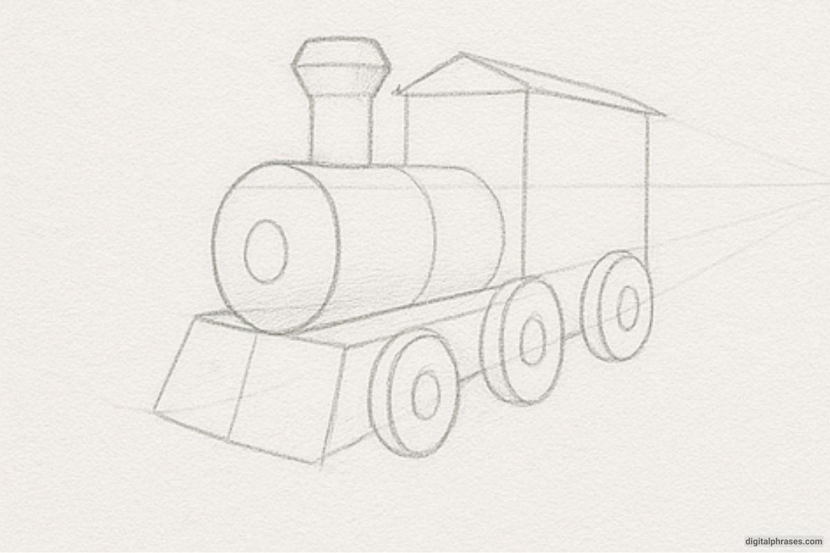How To Draw a Toy Train How To Draw a Toy Train