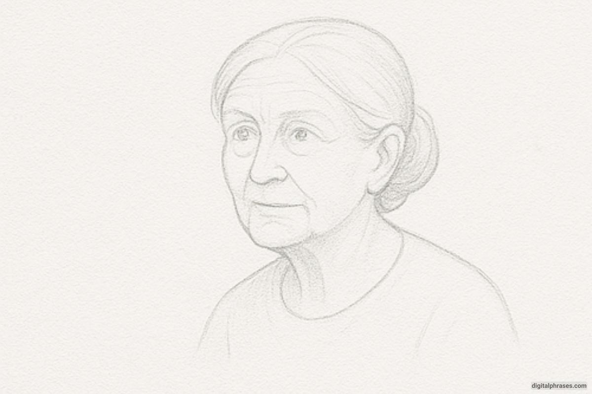 How to Draw an Old Lady How to Draw an Old Lady