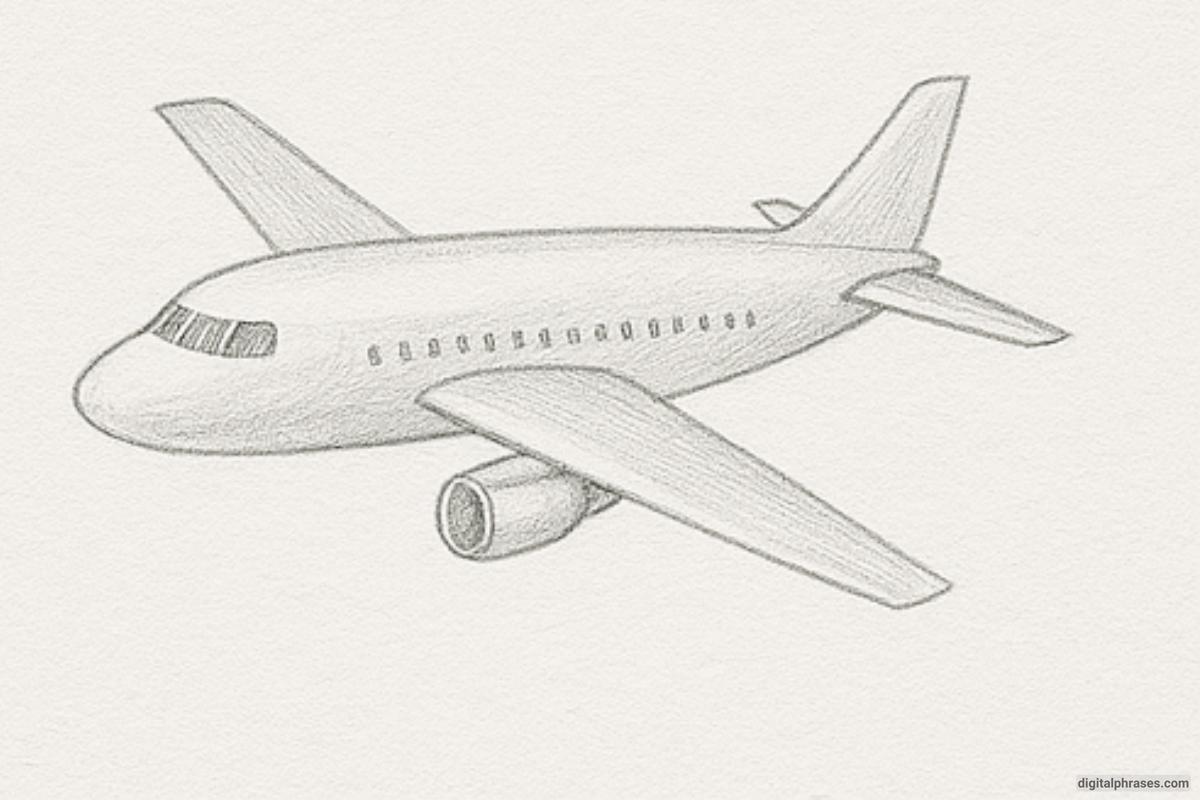 How To Draw an Airplane How To Draw an Airplane