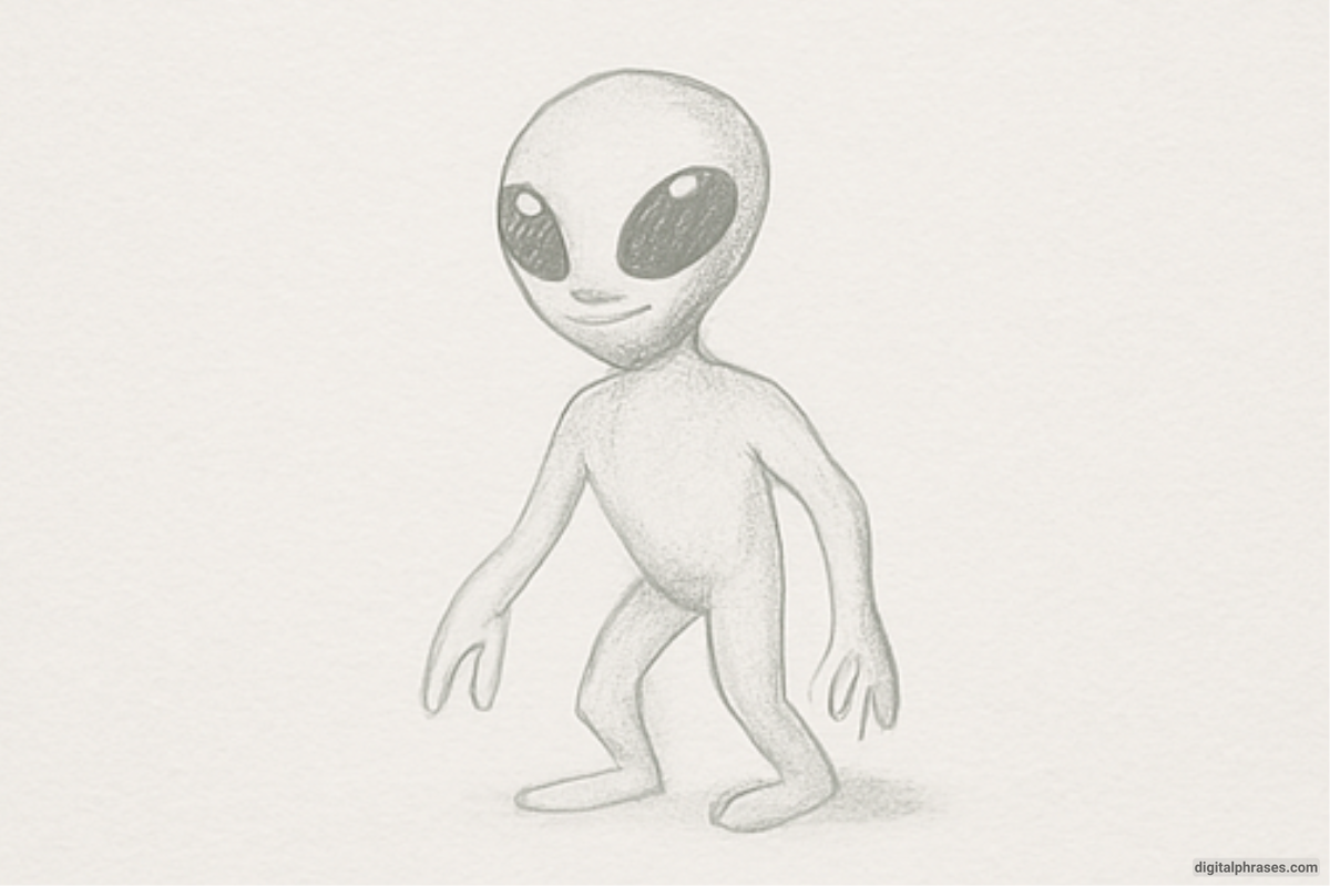 How To Draw an Alien How To Draw an Alien